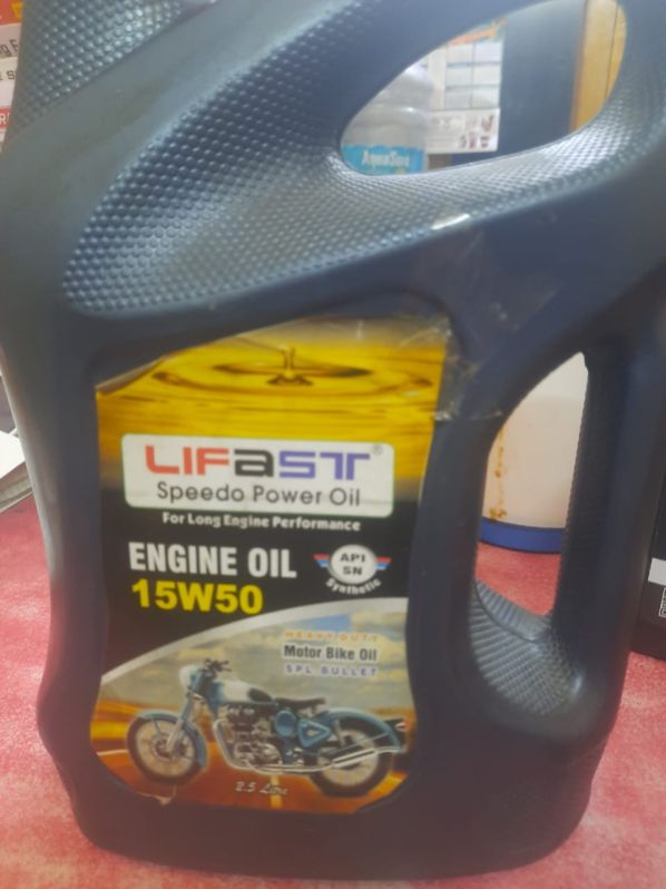 Lifast 15w-50 Engine Oil, For Motor Bike, Form : Liquid