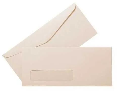 Euphoria Paper Window Envelopes, for Courier, Pattern : Plain