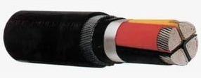 Black XLPE A2XFY4C50 Aluminium Armoured Cable, for Industrial, Certification : CE Certified