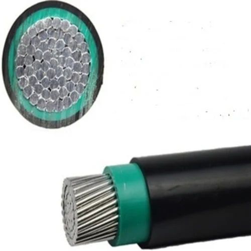 Black XLPE A2XY1C240 Aluminium Unarmoured Cable, for Industrial, Voltage : 1100 V