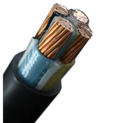 Black XLPE A2XY4C95 Aluminium Unarmoured Cable, for Industrial, Voltage : 1100 V