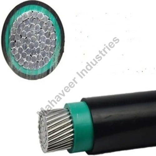 Black XLPE A2XY1C70 Aluminium Unarmoured Cable, for Industrial, Voltage : 1100 V