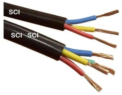 Black YY2C075 PVC Insulated Multicore Wire, Conductor Type : Stranded