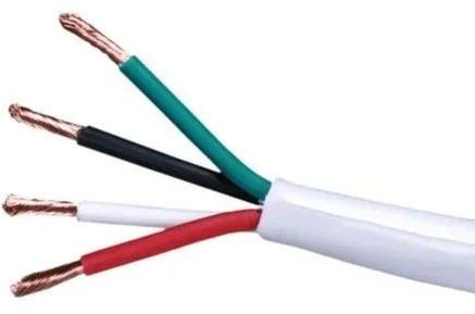 White YY4C0.75 PVC Insulated Multicore Wire, Conductor Type : Stranded