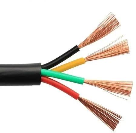 Black YY4C50 PVC Insulated Multicore Wire, Conductor Type : Stranded
