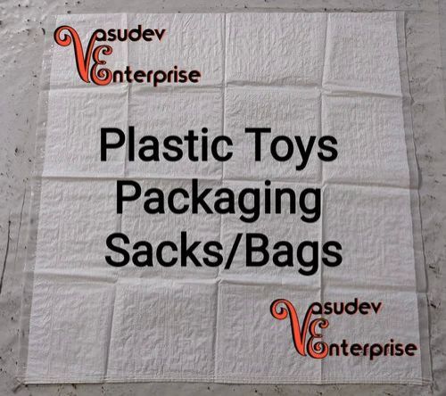 Milky White Plastic Toys Packaging Sack Bag
