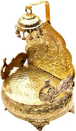 Brass God Singhasan, Color : Golden