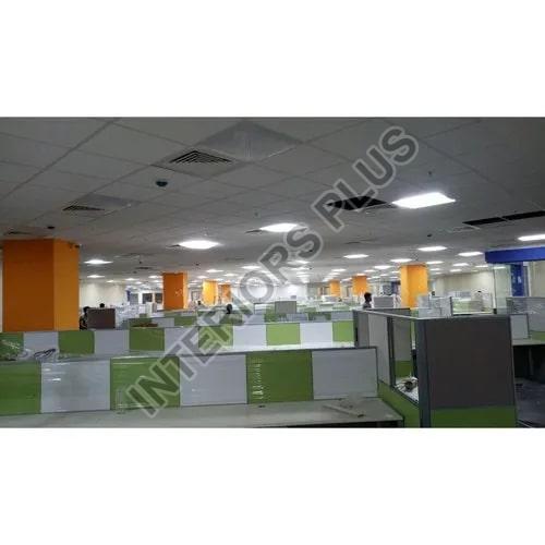 Multi Color Rectangular Polished Steel Executive Office Workstation