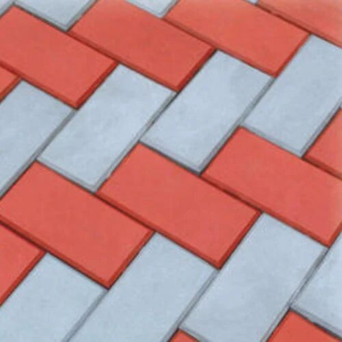 Red Concrete Interlocking Paver Tiles, Shape : Rectangular