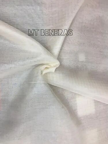 Organza Check Fabric, for Garments, Width : 45 inch