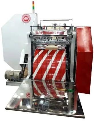 High Pressure 3-6kw Latest Paper Bag Making Machine, for Industrial, Voltage : 220 V