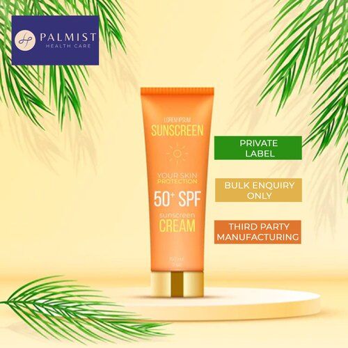 Sunscreen Cream, Packaging Size : Customized