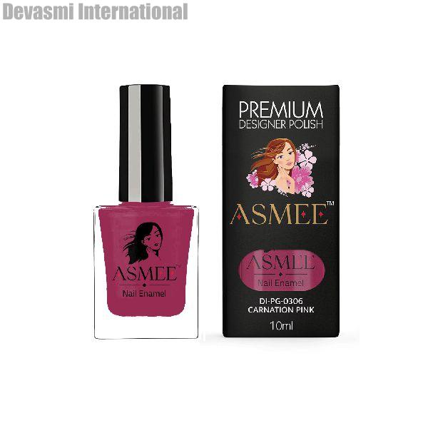 Asmee Gel Nail Polish-Carnation Pink, Packaging Size : 10ml