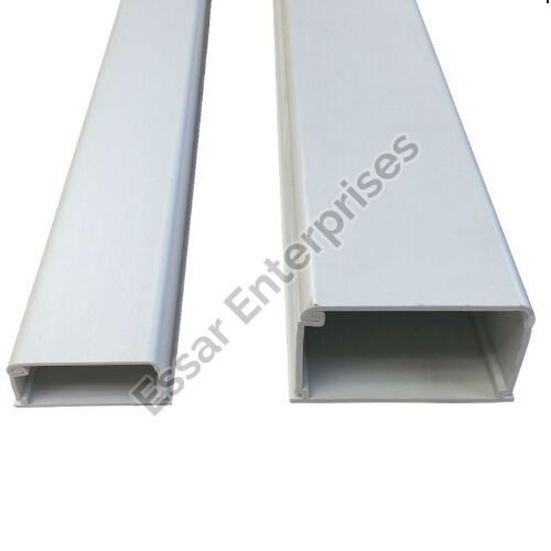 Rectangular Polished Metal Cable Raceways, for Construction, Color : Silver