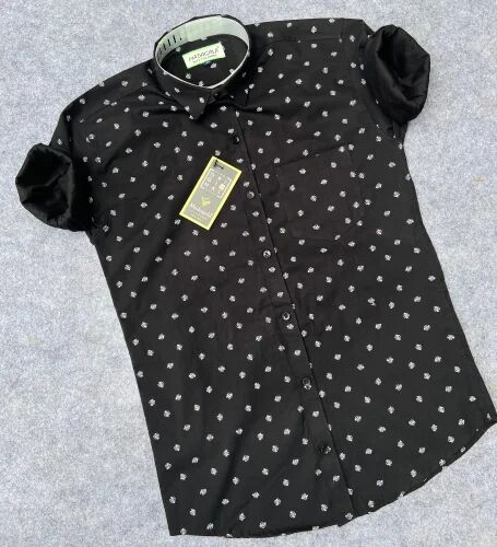 Collar Neck printed shirt, Occasion : Casual
