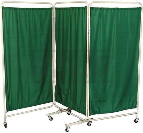 Three Fold Bed Side Screen, for Hospital, Feature : Impeccable Finish, Stain Proof