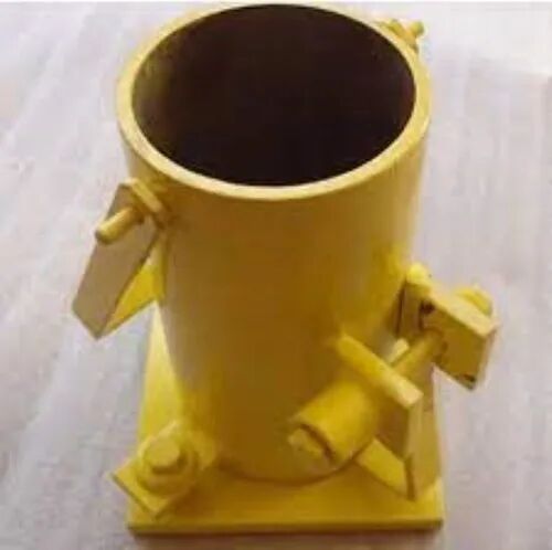 Cast Iron Polished Concrete Cylindrical Mould, Color : Yellow