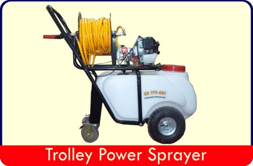 Mild Steel Trolley Power Sprayer, for Agricultural Use, Certification : CE Certified