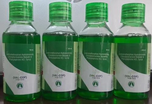 Dextromethorphan Cough Syrup, Bottle Size : 150 ml