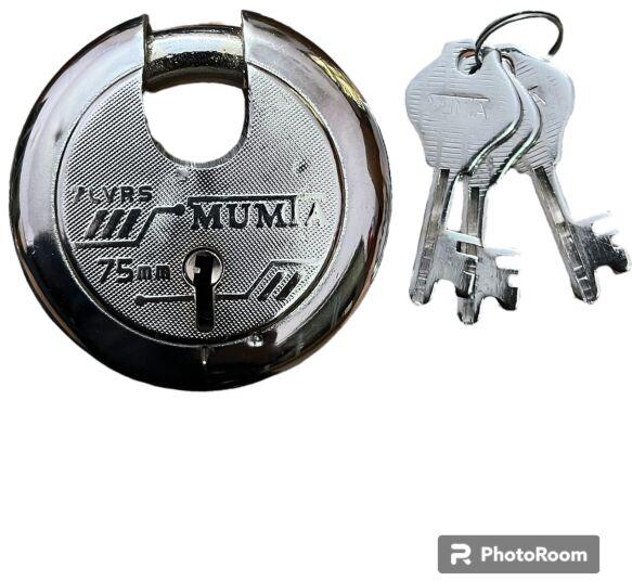 Silver Mumta Chrome Iron Round shutterlock, Feature : Durable, High Quality, Non Breakable, Rust Proof