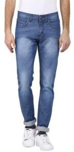 Faded Mens Regular Fit Jeans, Technics : Woven