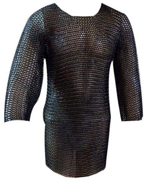 Blackened Mild Steel Butted Chainmail