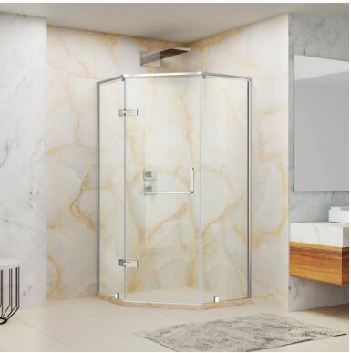 Pentagonal shaped Corner Shower Enclosure