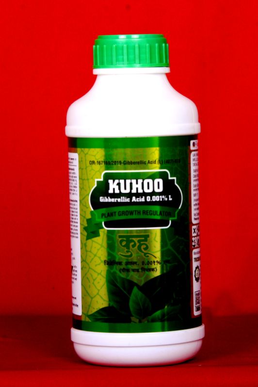 Kuhoo 0.001% L Gibberellic Acid, for Agriculture, Grade : Bio