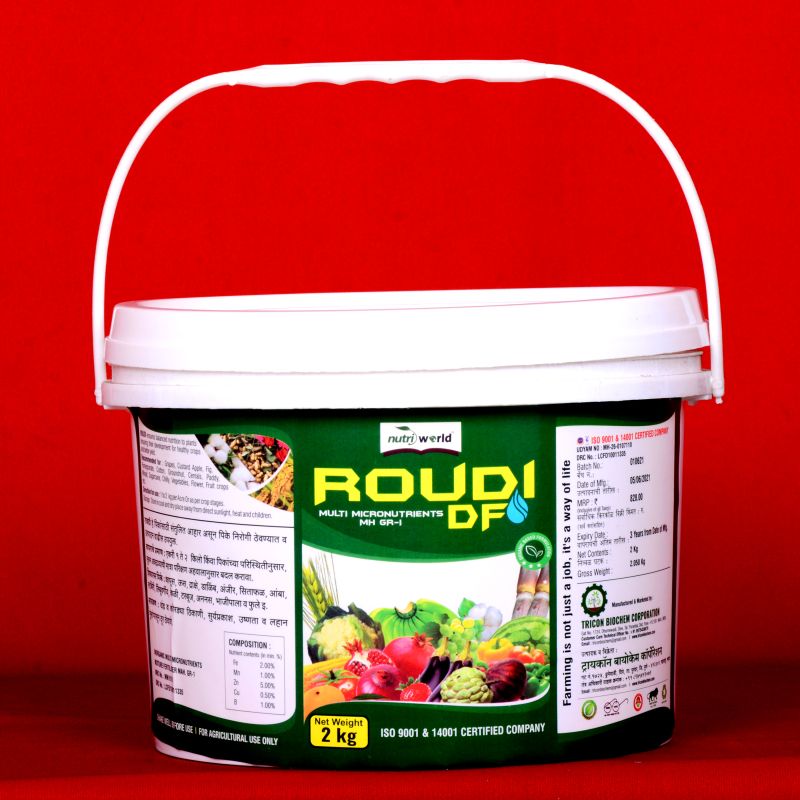 Roudi DF MH GR-1 Multi Micronutrients, for Agriculture, Packaging Type : Bucket, Bag