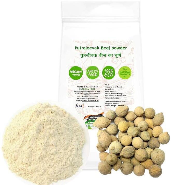 Putrajeevak Seed Powder, Packaging Type : Plastic Pouch