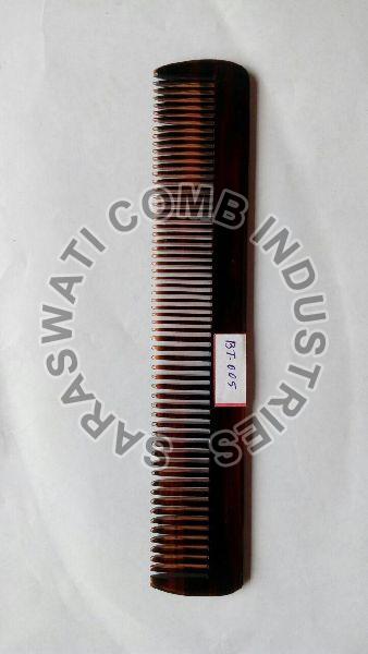 BT-005 Cellulose Acetate Brown Comb, for Home, Parlour, Personal, Length : 6-8 Inch