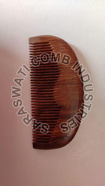 5 Inch Handmade Neem Wood Chand Comb