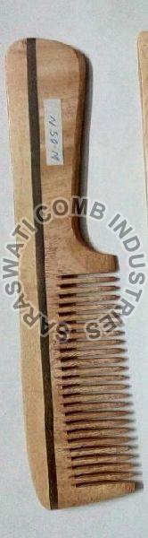 NW05 Handmade Neem Wood Hair Comb