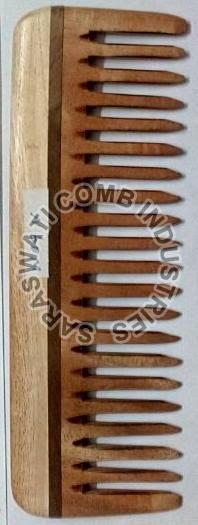 NW09 Handmade Neem Wood Hair Comb