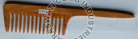 SW-017  	Handmade Shesham Wood Hair Comb