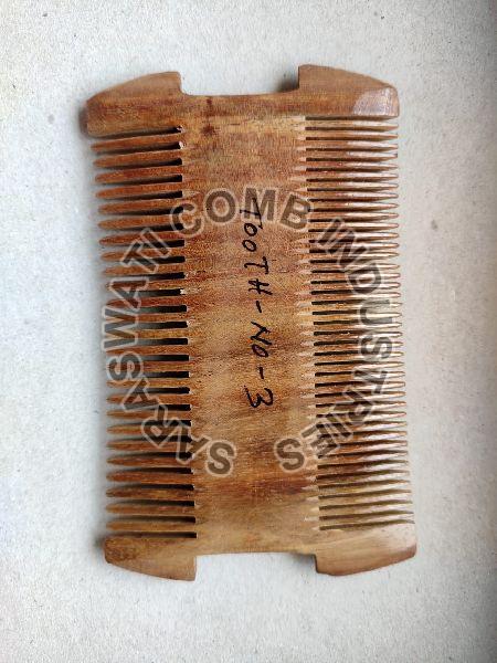Tooth (3) Wooden Jessore Tooth Comb