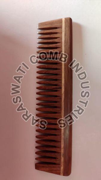 W-006(M) Handmade Shesham Wood Hair Comb