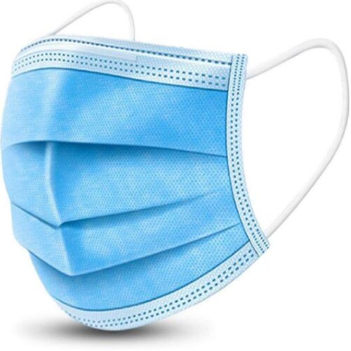 Ankit Enterprises Non Woven Disposable Face Mask, for Medical Purpose, Color : Blue