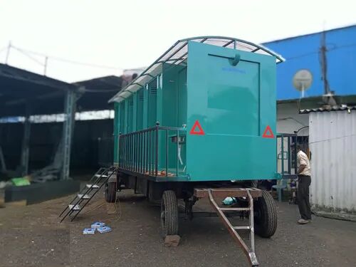 Epsilon Mild Steel Mobile Toilet Van, Size : 2600 mm x 3900 mm x 3200 mm