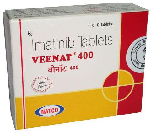Veenat Imatinib Mesylate Tablet, Packaging Size : 1*10 Cap