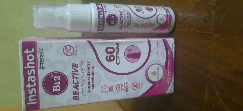 Instashot B12+ oral spray, for Supplement Use