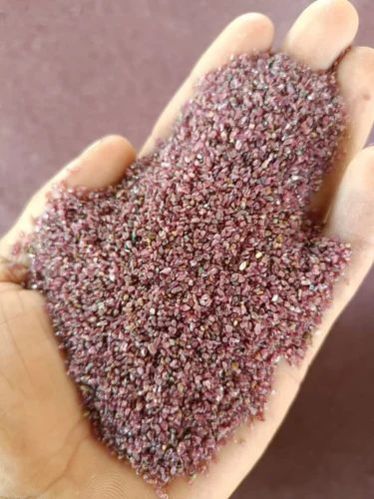 Reddish Pink 12/24 Mesh Garnet Sand, Packaging Type : HDPE Jumbo Bag