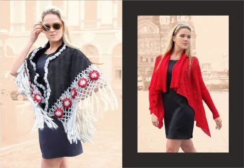 Full Sleeves Ladies Woolen Shrug, Style : Casual
