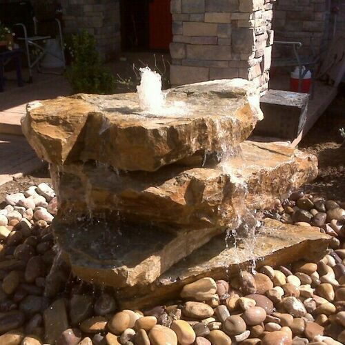 Stone Rockery Fountain