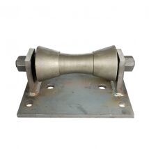 Stainless Steel Polished Pipe Support Roller, for Industrial, Packaging Type : Box