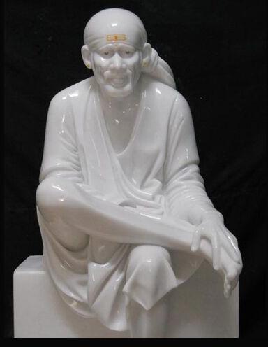 Plain Marble Sai Baba Statue, for Worship