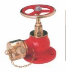 Red High Pressure Right Angle Type Landing Valve, for Fire Hydrant Use