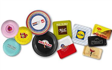 Printed Paper Plates, Feature : Disposable, Color Coated, Disposable, Lightweight