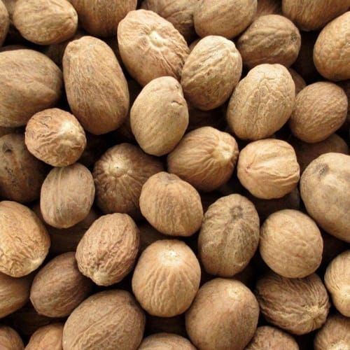 Dried Nutmeg Seeds