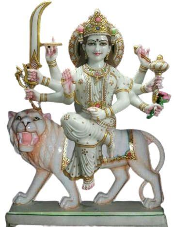 Marble Durga Statue